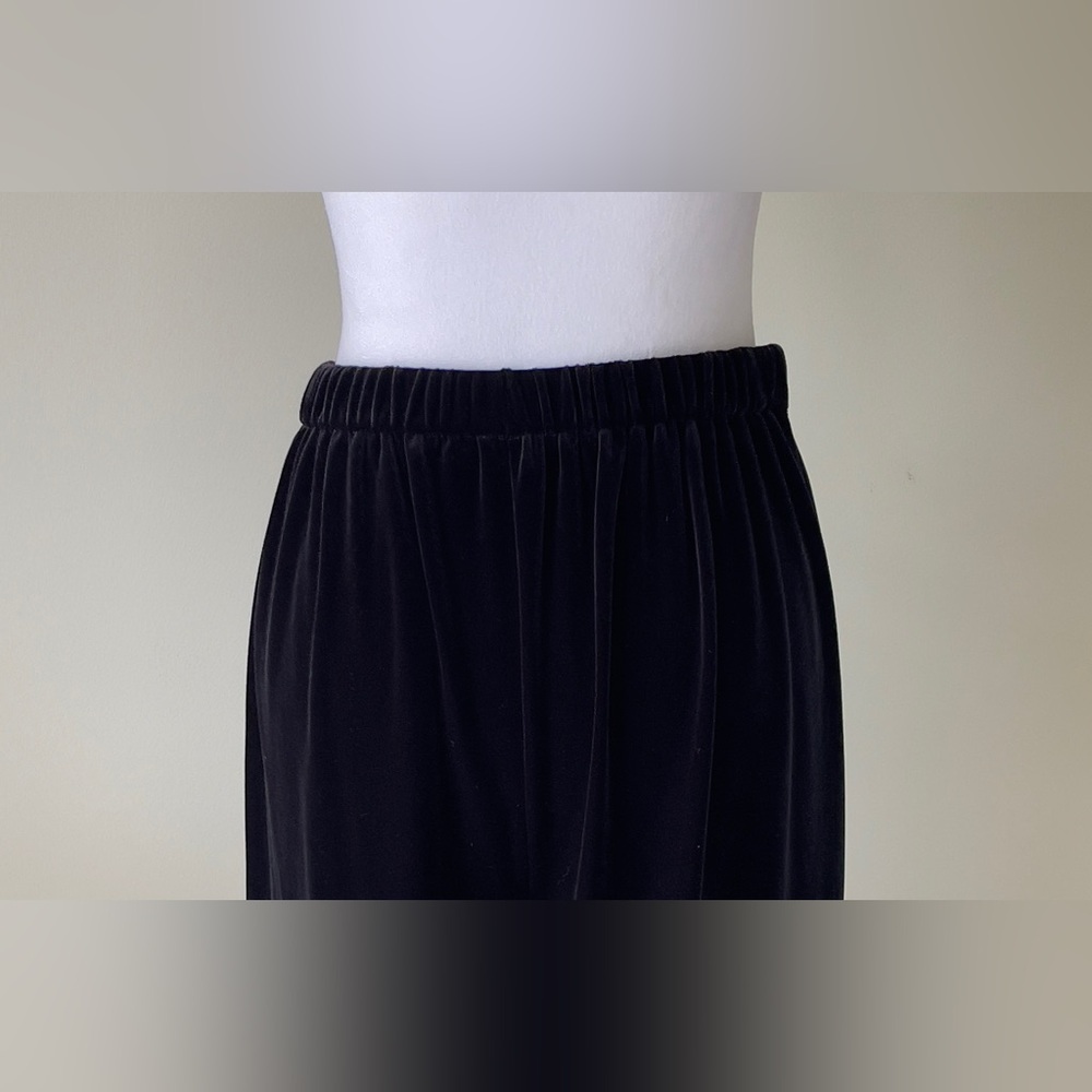 Alex Evenings womens Velvet Full Length Formal Dress Black Pant NWOT Size XL - Picture 8 of 8